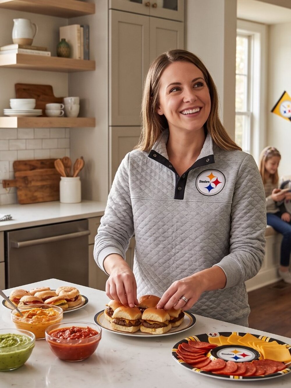 Steelers Quilted Pullover